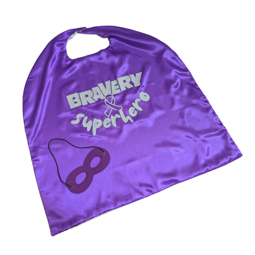 Cape + Mask Set (Child Size) – Purple